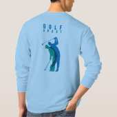 T-shirt Golf | Hommes Long Sleeve (Dos)