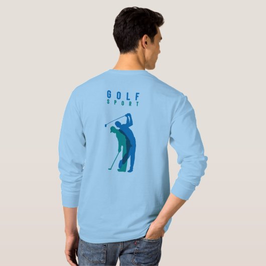 T-shirt Golf | Hommes Long Sleeve (Dos entier)