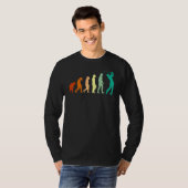 T-shirt Golf Human Evolution Golfers Golf Players Golf (Devant entier)