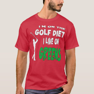T-shirt Golf Im Sur Golf Diet Je Vis Sur Greens