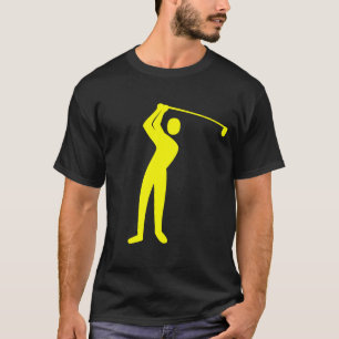 T-shirt Golf - Jaune