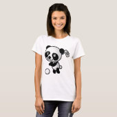 T-shirt Golf Jouer Panda (Devant entier)