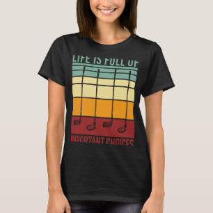 T-shirt Golf La Vie Est Pleine De Choix Les Cadeaux De Gol