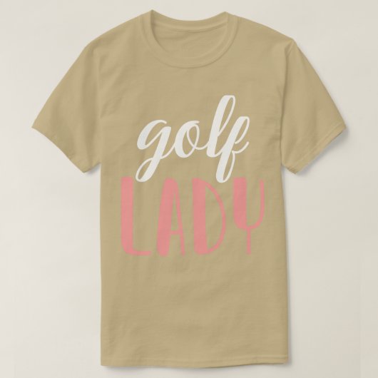 T-shirt Golf Lady Golf Girl (Design devant)