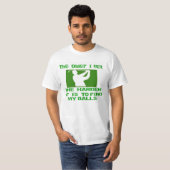 T-shirt Golf-Le plus ancien j'obtiens (Devant entier)