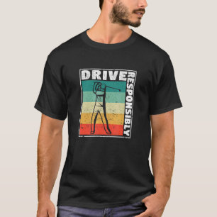 T-shirt Golf Lecteur Shot Golf Golf Humour Drive Responsi