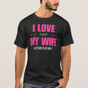 T-shirt Golf Love Tee - Swing in Love and Laughter avec