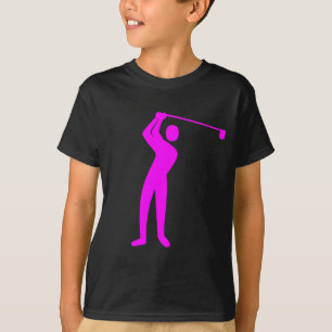 T-shirt Golf - Magenta