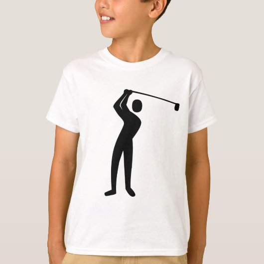 T-shirt Golf - Noir (Devant)