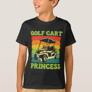 T-shirt Golf Panier Princesse Golf Sports Lecteur Lover Go