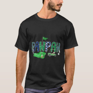 T-shirt Golf papapaw trou en un golf 1er anniversaire garç