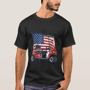 T-shirt Golf Part Drapeau américain 4 juillet Sport Patrio