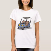 T-shirt Golf Part Fun Sport Véhicule (Devant)
