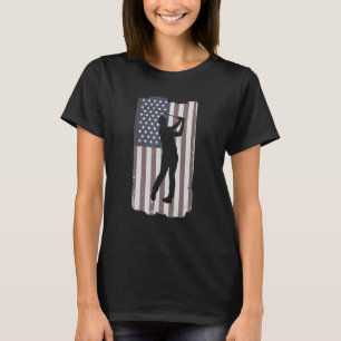T-shirt Golf Patriotique Pour Hommes Et Femmes Avec Amari