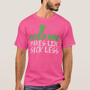 T-shirt Golf Plaisanterie Lecteur Golf Golfer Golfers Club