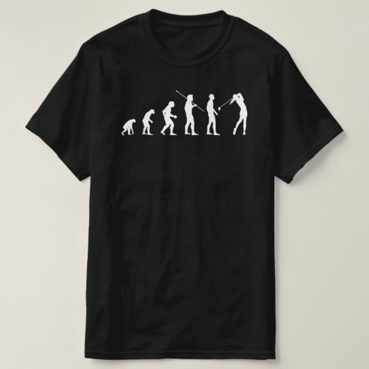 T-shirt Golf Player Evolution ・ Funny Golfer Meme Bv (Design devant)