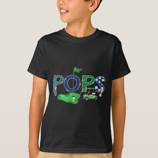 T-shirt Golf Pops Hole One 1ère œuvre (Devant)