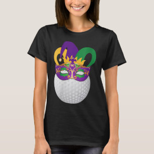 T-shirt Golf Portant Mardi Gras Carnival Mask Golf Lover