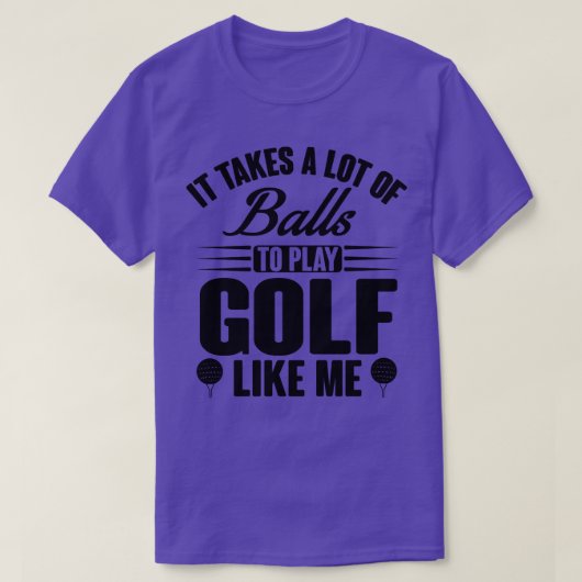 T-shirt Golf prend des balles (Design devant)