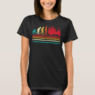 T-shirt Golf Retro Style Evolution De L'Homme
