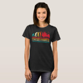 T-shirt Golf Retro Style Evolution De L'Homme (Devant entier)