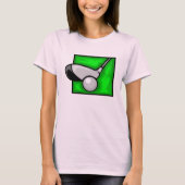 T-shirt Golf rose (Devant)