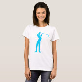 T-shirt Golf - Sky Blue (Devant entier)