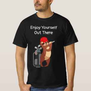 T-shirt GOLF Sloth golfeur s'amuser là-bas