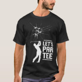 T-shirt Golf Sport Let's Par (Devant)