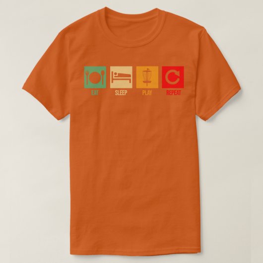 T-shirt golf sur disque 1 (Design devant)