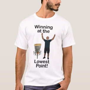 T-shirt Golf sur disque gagnant au point le plus bas Anniv