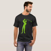 T-shirt Golf - Vert Martien (Devant entier)