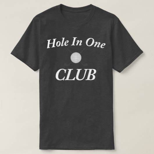 T-shirt Golf Vie Trou Dans Un Club Golf (Design devant)