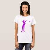 T-shirt Golf - Violet (Devant entier)