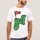 T-shirt Golf Wang Vibrant Green and Red (Devant)