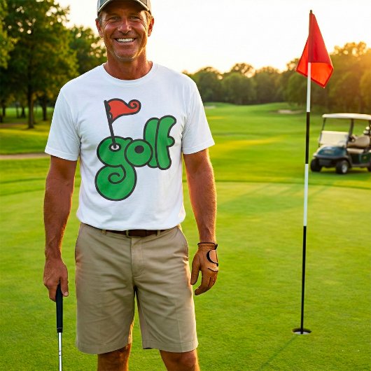 T-shirt Golf Wang Vibrant Green and Red