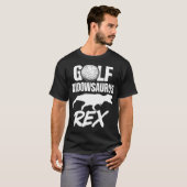 T-shirt Golf Widow Wife Widowsaurus Golfer Funny golfes (Devant entier)