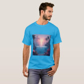 T-shirt Golfe d'Amérique avec coucher de soleil (Devant entier)
