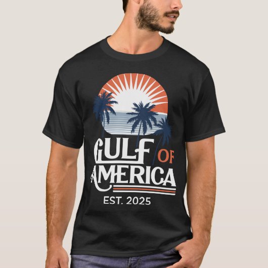 T-shirt Golfe de l'Amérique Est. 2025 - Souveraineté améri (Devant)