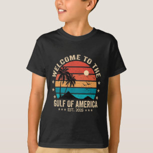 T-shirt Golfe Des Usa Amérique Est 2025 Amérique Vintage R