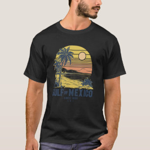 T-shirt Golfe du Mexique depuis 1550 Retro Vintage Beach G