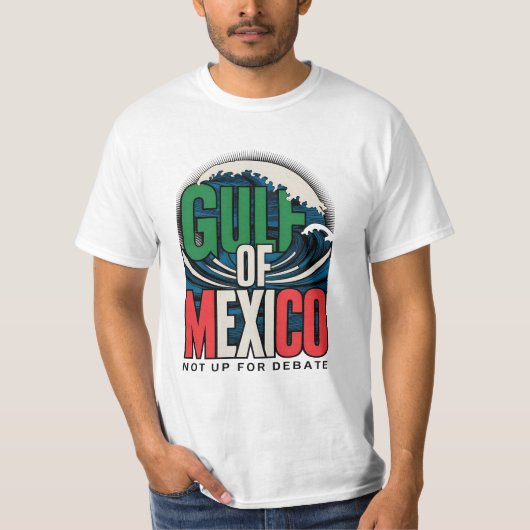 T-shirt Golfe du Mexique - Pas de débat (Devant)