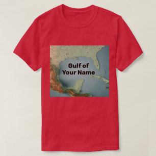 T-shirt Golfe du Mexique personnalisable Amérique Ajoutez