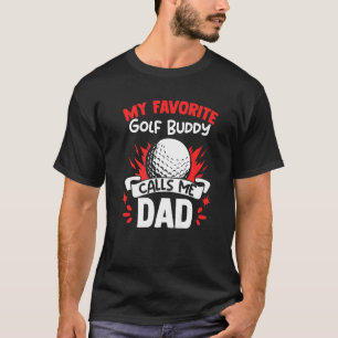 T-shirt Golfer Papa Golfing Sport Humour Pour Un Golf P