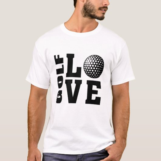 T-shirt Golfer's Golf Love Golf (Devant)