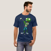 T-shirt golfeur Alien (Devant entier)