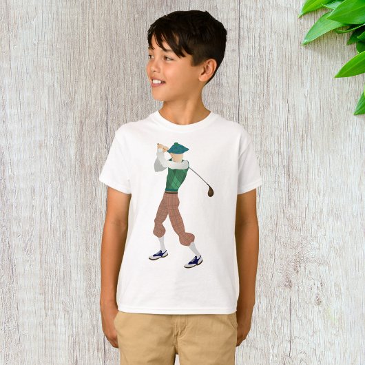 T-shirt Golfeur bien habillé
