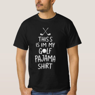 T-shirt Golfeur Drôle C'est Ma Chemise De Pyjama De Golf P