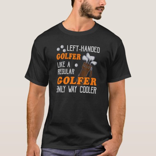 T-shirt Golfeur gauche cool gauche gauche gauche (Devant)