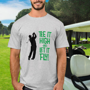 T-shirt Golfeur Humour de Golf Citation Sportive Drôle Ver